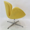 Foshan Factory Swan Wing Armrest Leather Classic Chair Modern Coffee Shop Tables And Chairs